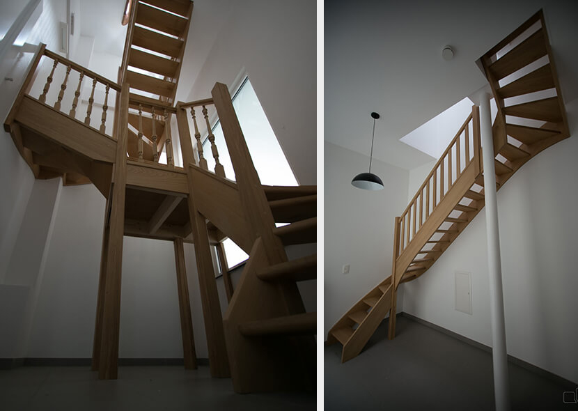 Menuiserie Art & Chêne - Amaury Piret - escalier
